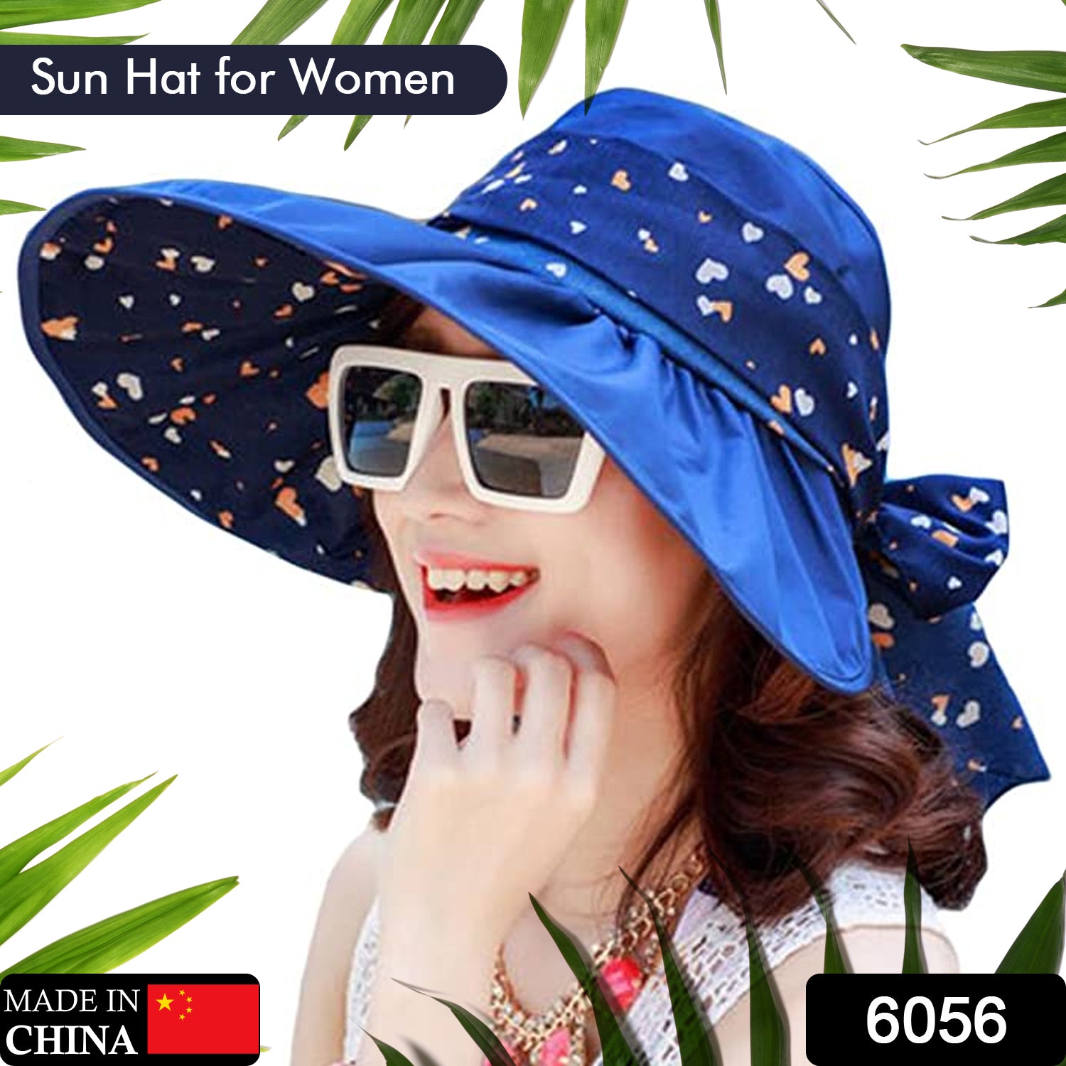 6056 Sun Protection Girls Hat Premium Quality UV Protection Baseball Cap for Beach Golf Gardening Fishing Hat (1pc) JK Trends