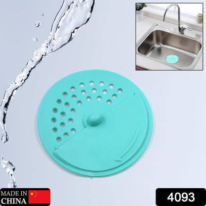 4093 Drain Cover Round Rubber Anti-Odor Floor Drain Shower Waste Water Drainer Bathroom Filter Kitchen Sink Filter Silica Gel Hole Bath Plug For Toilet Kitchen Balcony 1pcs