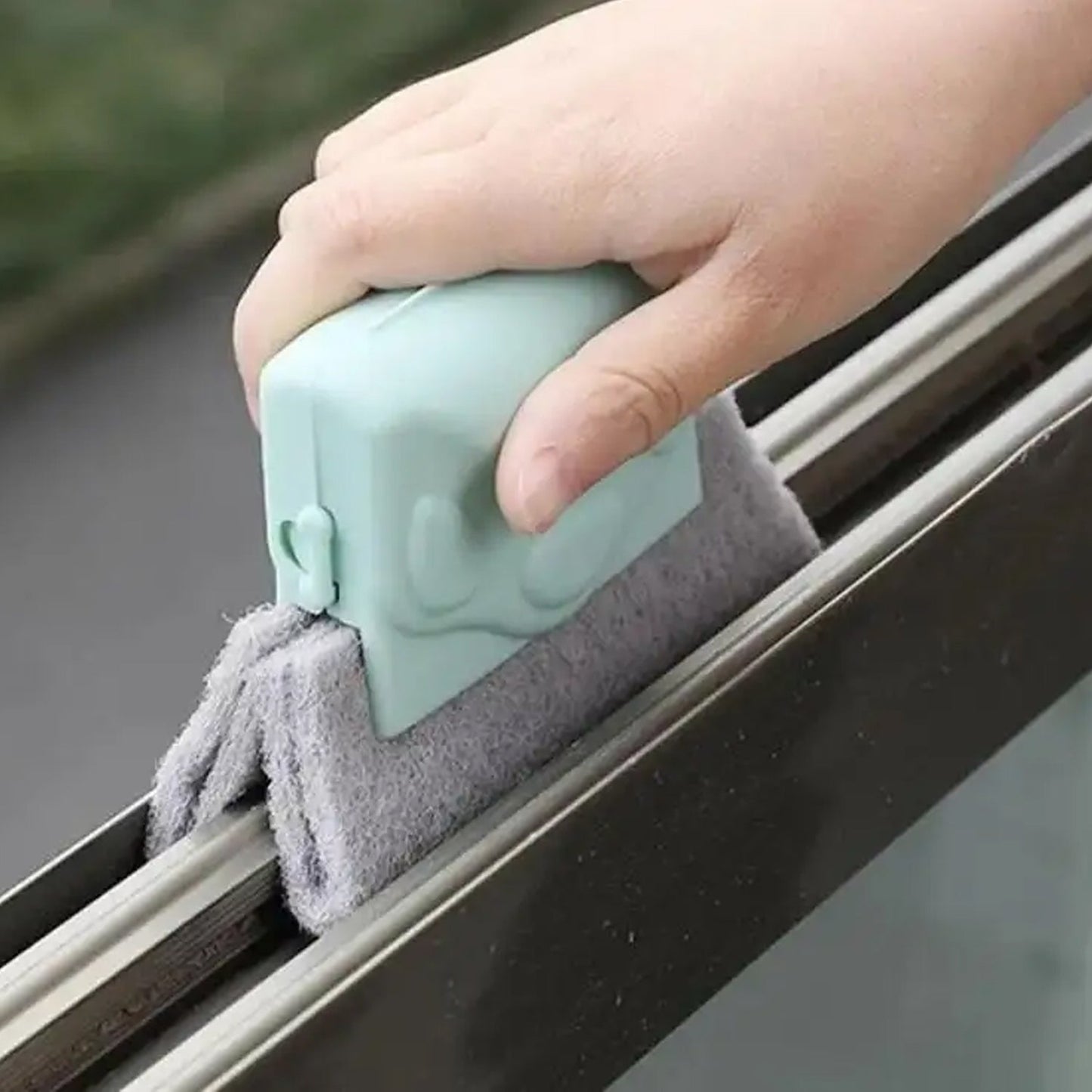 1484A Window Groove Frame Cleaning Brush Door Track Cleaning Brushes Dust Cleaner Tool for Corners Edges and Gaps