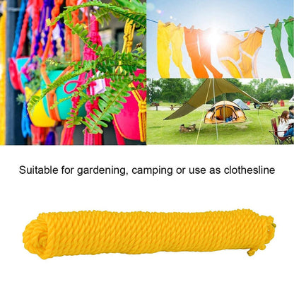 9116 3Meter Heavy Duty Laundry Drying Clothesline Rope Portable Travel Nylon Cord Sturdy Clothes Line for Outdoor, Camping, Indoor, Crafting, Art Projects DeoDap