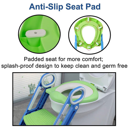 1483 2 in 1 Training Foldable Ladder Potty Toilet Seat for Kids  -----