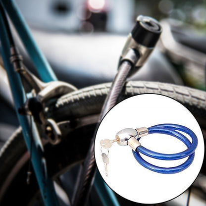 0228A Multipurpose Cable Lock for Bike, Luggage, Steel Keylock, Anti-Theft DeoDap