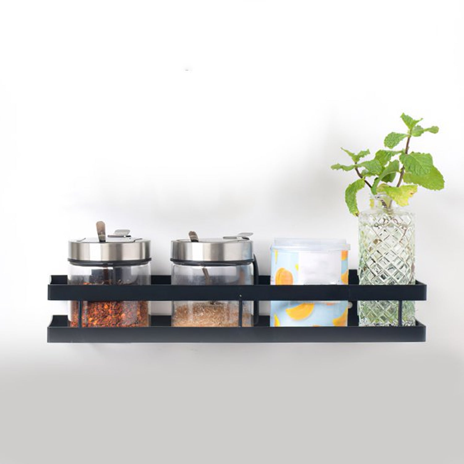 4924 35cm Metal Space Saving Multi-Purpose  Kitchen Spice Rack Storage Organizer Shelf Stand . DeoDap