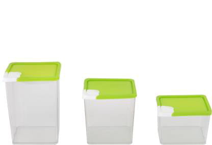 2149 Multipurpose Transparent Storage Jars & Container Set 400ml, 600ml, 800ml (Pack of 3) JK Trends