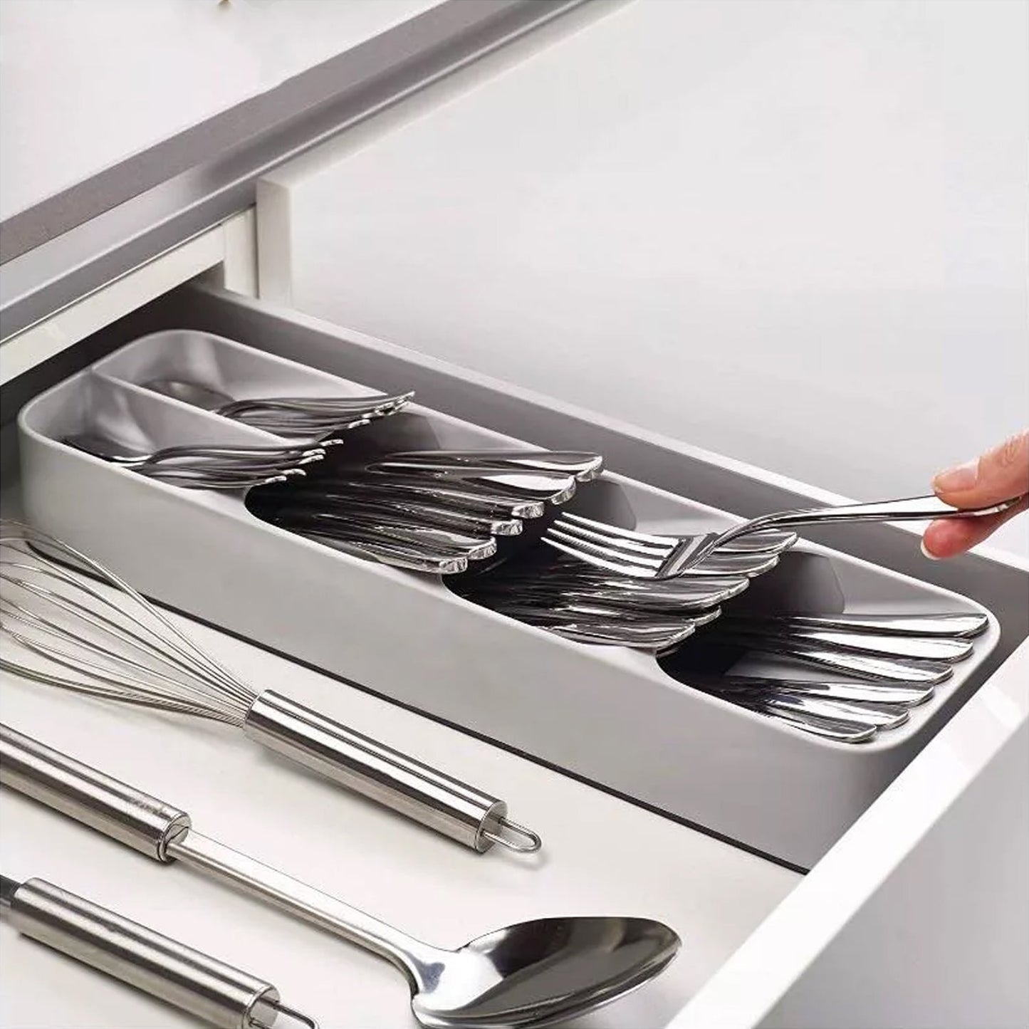 2762 1 Pc Cutlery Tray Box Used For Storing Cutlery Items And Stuffs Easily And Safely. DeoDap