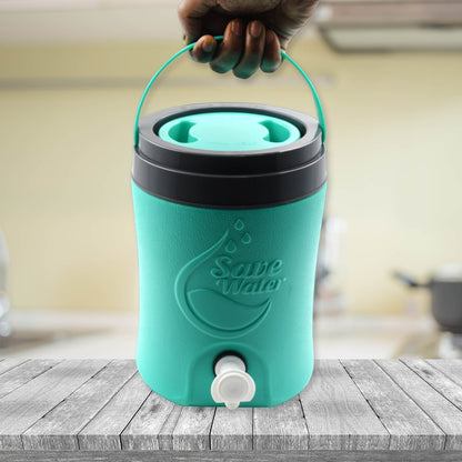 2277A Water Jug Camper with Tap Plastic Insulated Water 3.5 Liter Water Storage Cool Water Storage for Traveling Water Jug 3.5 Ltr