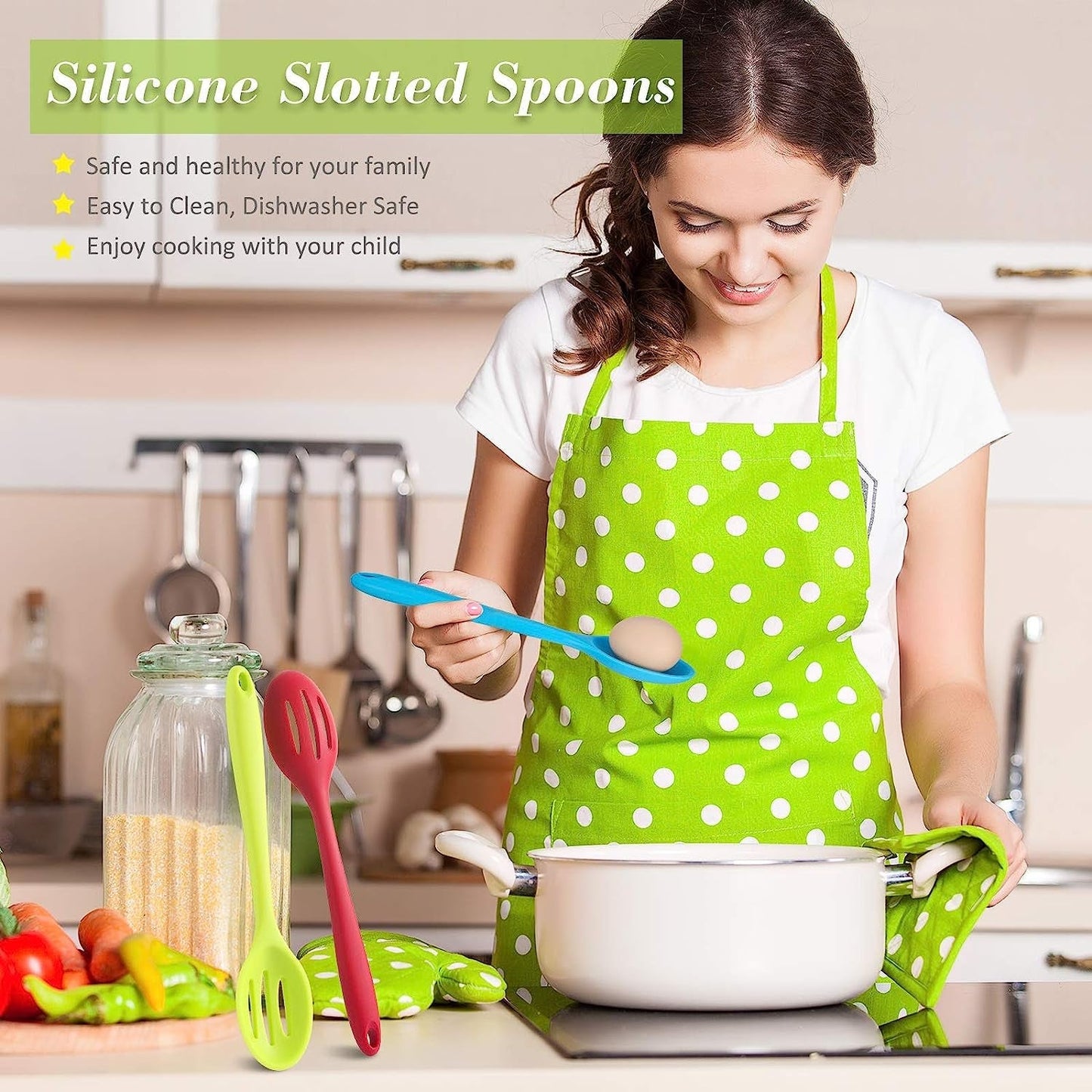 5449 Silicone Cooking Cookware Heat-Resistant Kitchen Utensils Cookware Kitchenware (27cm)