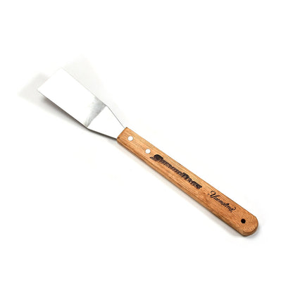 0157 Stainless Steel Barbecue Spatula BBQ Spatula BBQ Tong With Wooden Handle Lifting Spatula DeoDap