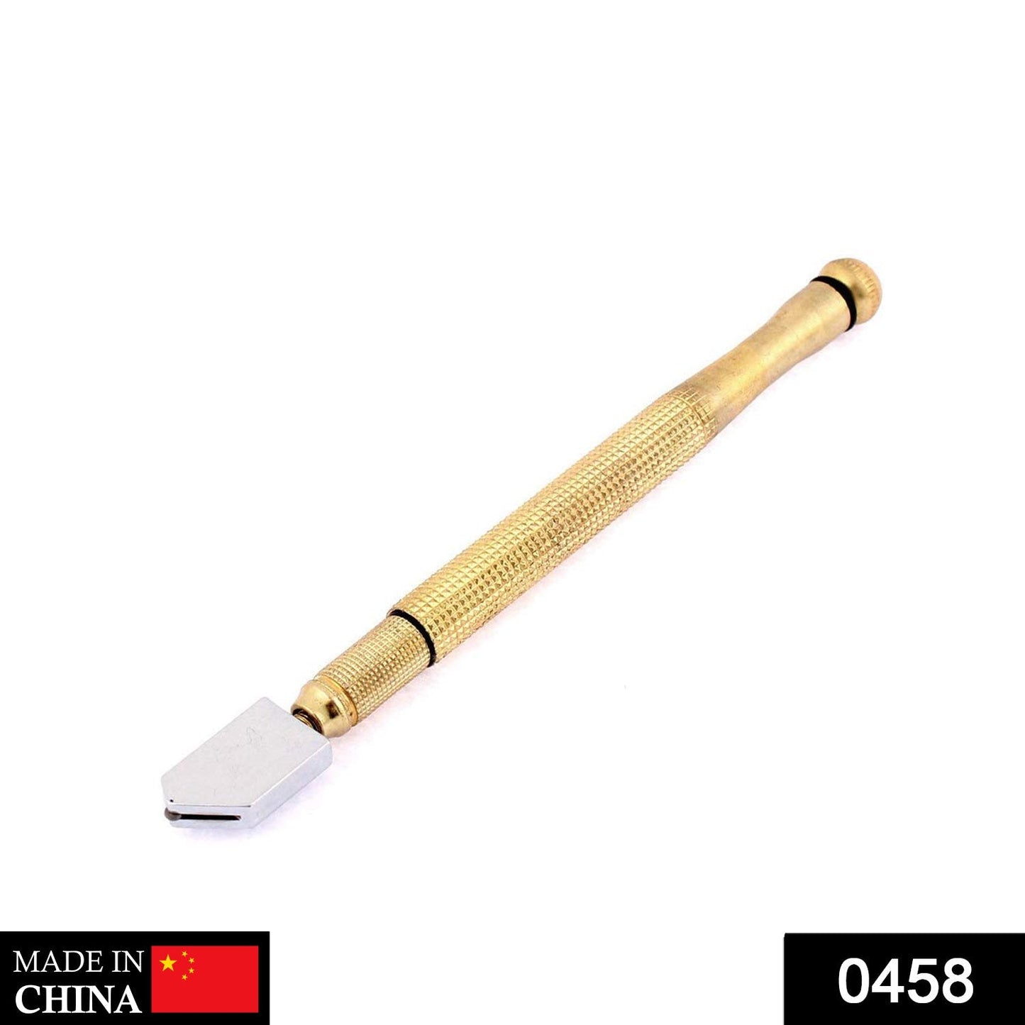 458 Metal Glass Cutter, Gold JK Trends