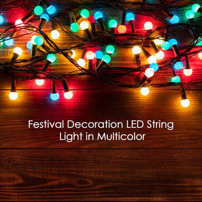 8335 6Mtr Home Decoration Diwali & Wedding LED Christmas String Light Indoor and Outdoor Light ,Festival Decoration Led String Light, Multi-Color Light (60L 6 Mtr)