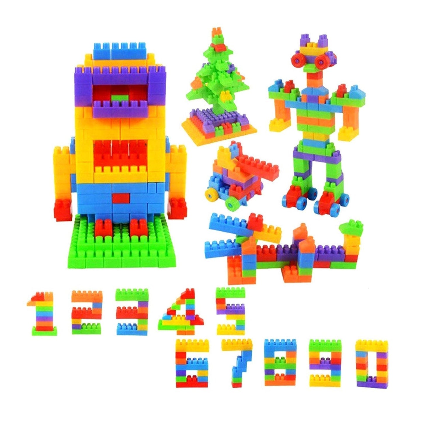 4627 A Building Blocks 60 Pc widely used by kids and children for playing and entertaining purposes among all kinds of household and official places etc. DeoDap