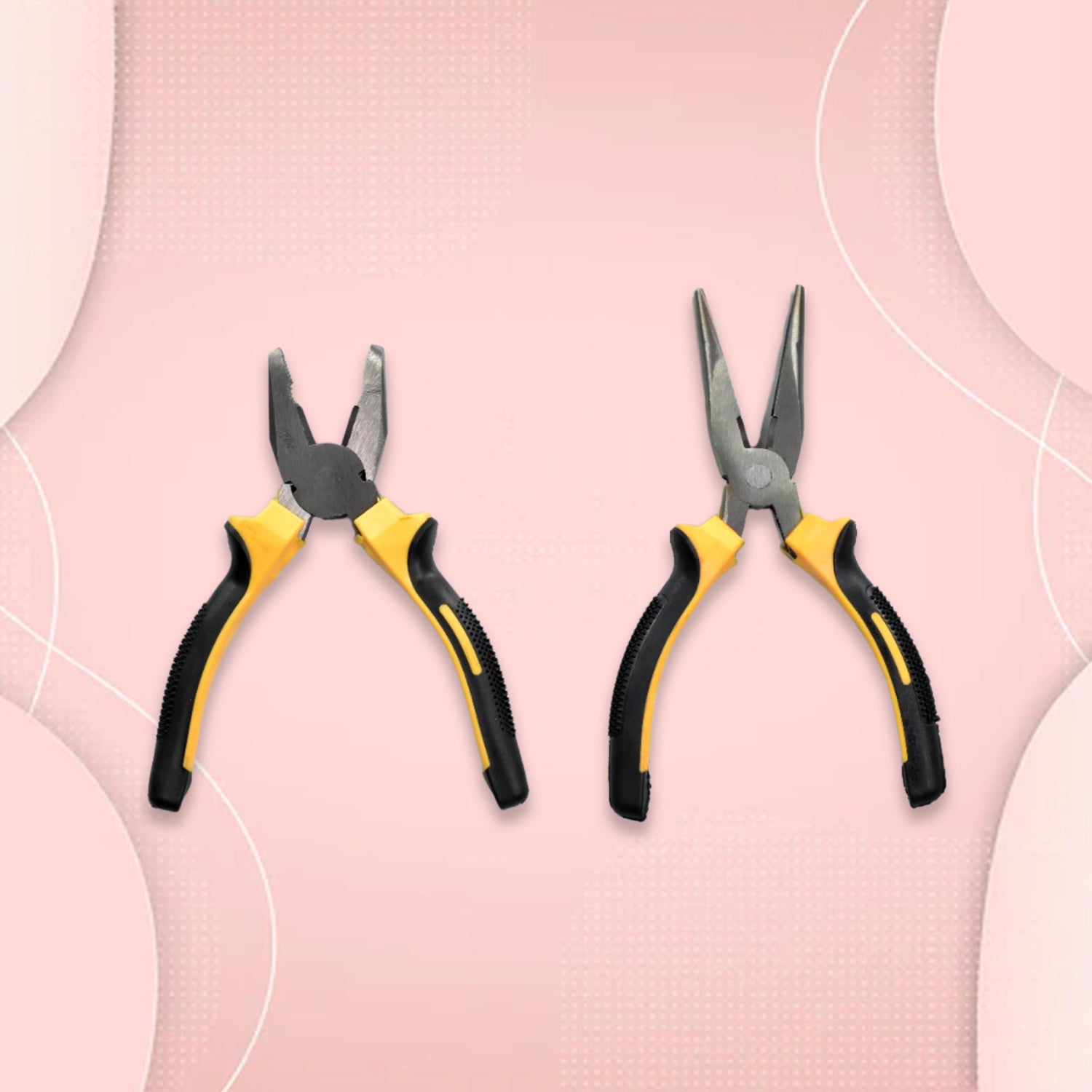 9172 Sturdy Steel Combination Plier for Home & Professional Use 2pc DeoDap