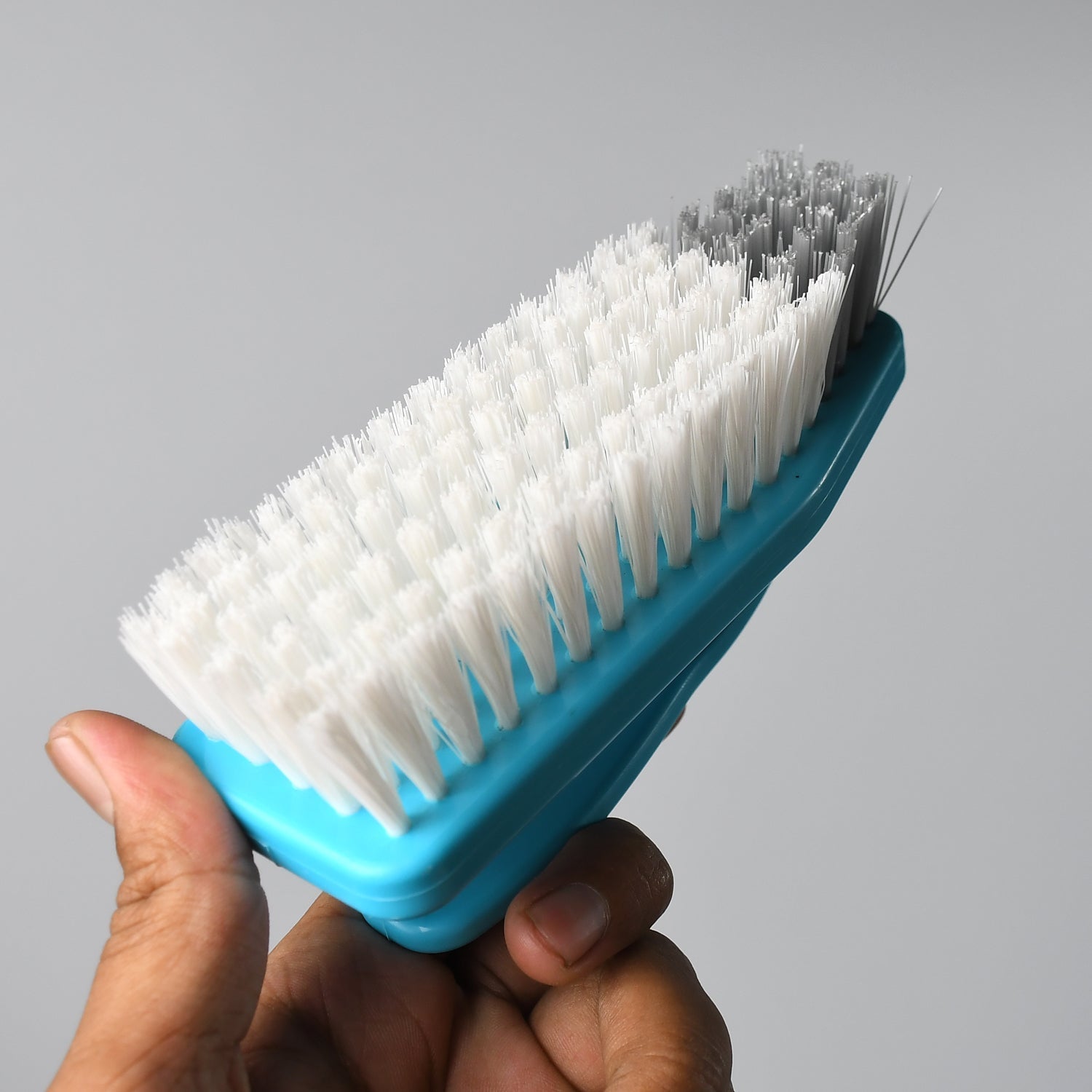 7527 MULTIPURPOSE DURABLE CLEANING BRUSH WITH HANDLE FOR CLOTHES LAUNDRY FLOOR TILES AT HOME KITCHEN SINK, WET AND DRY WASH CLOTH SPOTTING WASHING SCRUBBING BRUSH. JK Trends