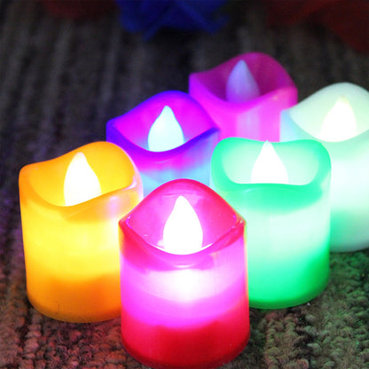 6429 10PCS FESTIVAL DECORATIVE - LED TEALIGHT CANDLES | BATTERY OPERATED CANDLE IDEAL FOR PARTY. DeoDap