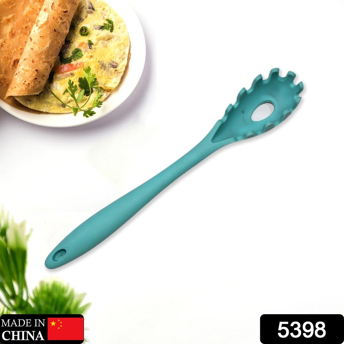 5398 Pasta Fork  High Heat Resistant Hygienic One Piece Design, Spaghetti Strainer & Server Spoon Pasta Forks JK Trends