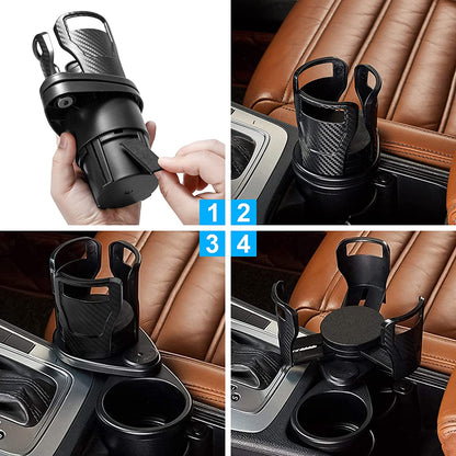 7623 Cup Holder, Seat Cup Holder Suitable for 20oz Water Bottles 2 in 1 Cup Holder Universal Vehicle Seat Bottle Mount with Set of Sponge Cushion for Vehicle JK Trends