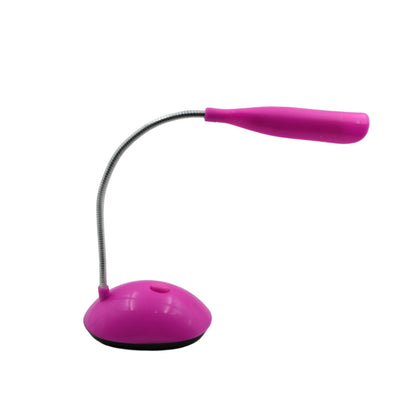 0255A Fashion Wind LED Desk Light, LED Lamps Button Control, Portable Flexible Neck Eye-Caring Table Reading Lights for Reading/Relaxation/Bedtime