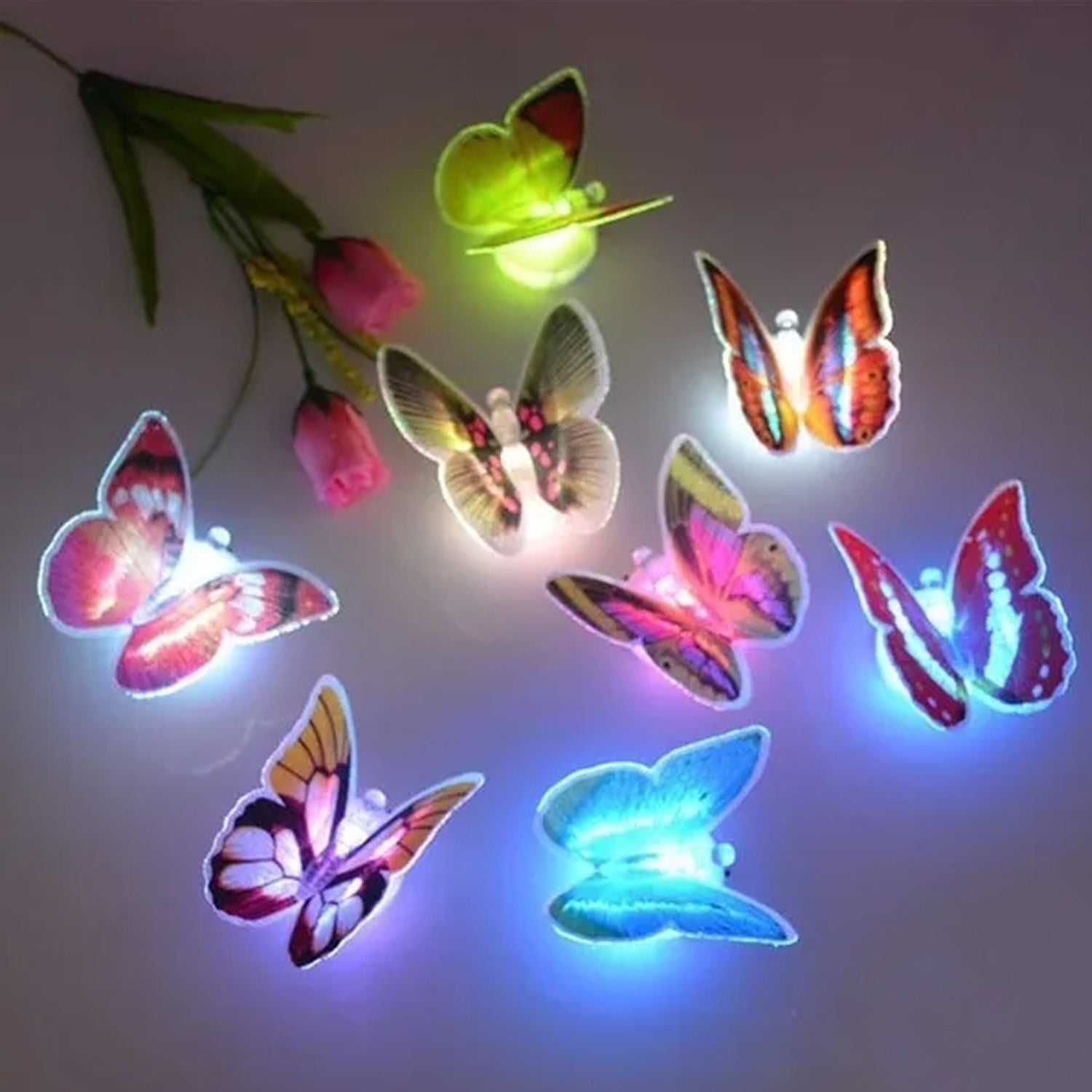 6497 BUTTERFLY 3D NIGHT LAMP COMES WITH 3D ILLUSION DESIGN SUITABLE FOR DRAWING ROOM, LOBBY. (Pack Of 50) DeoDap