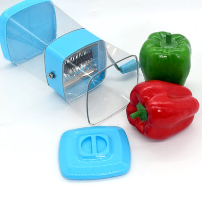 2798 Stainless Steel Vegetable Cutter Chopper (Chilly Cutter) Sharp Blades for Easy Cutting DeoDap