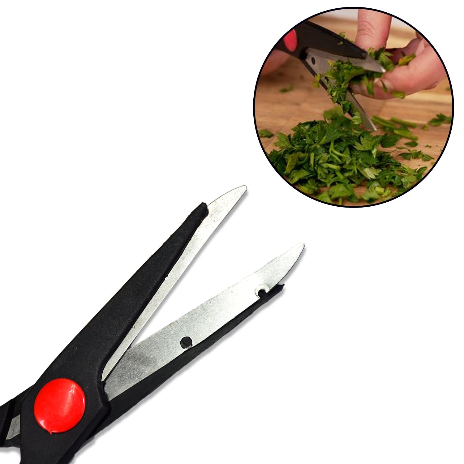 2997 8inch Stainless Steel Kitchen Scissor with Multipurpose Kitchen Household. DeoDap