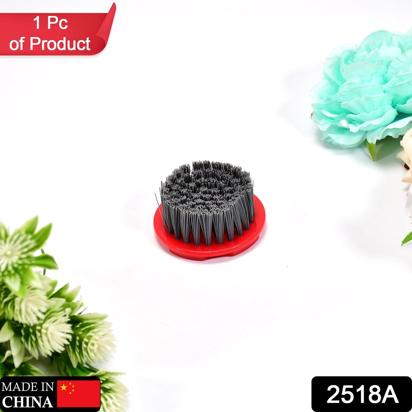2518A Vegetable fruits cleaning brush nylon round pastry brush DeoDap