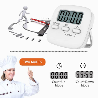 1523 Digital Kitchen Timer with Alarm | Stop Watch Timer for Kitchen | Kitchen Timer with Magnetic Stand |Timer Clock for Study