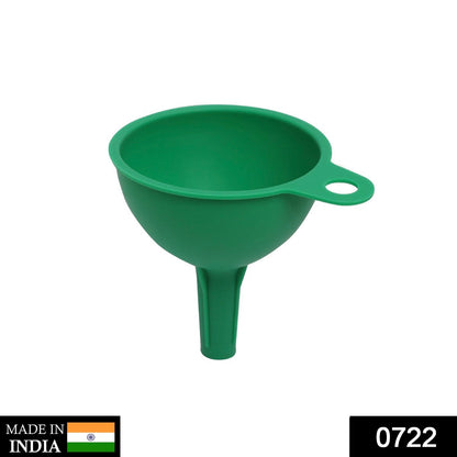 0722 Silicone Funnel For Pouring Oil, Sauce, Water, Juice And Small Food-Grains JK Trends