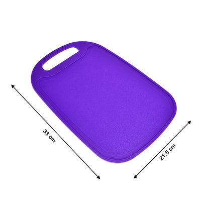 2477 Vegetables and Fruits Cutting Chopping Board Plastic Chopper Cutter Board Non-slip Antibacterial Surface with Extra Thickness DeoDap