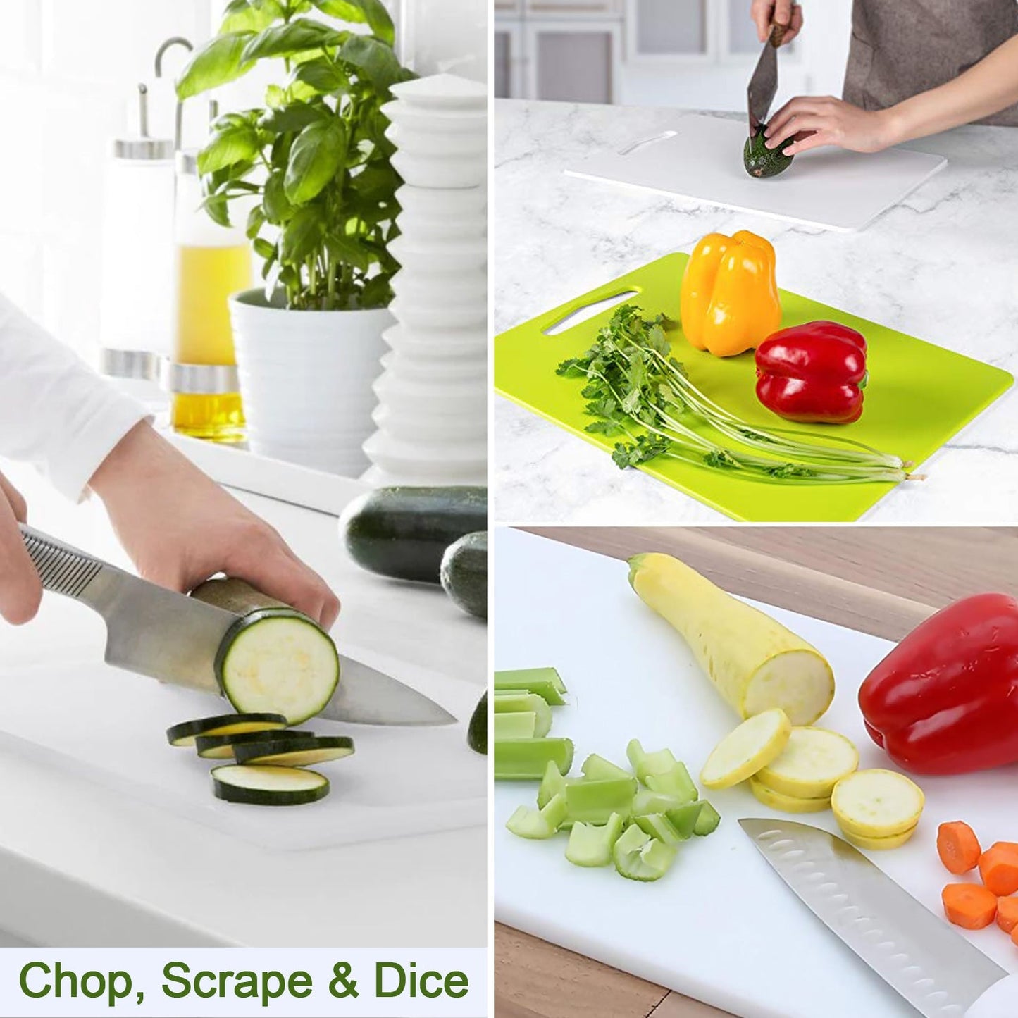 0086 Kitchen Plastic Cutting/Chopping Board DeoDap