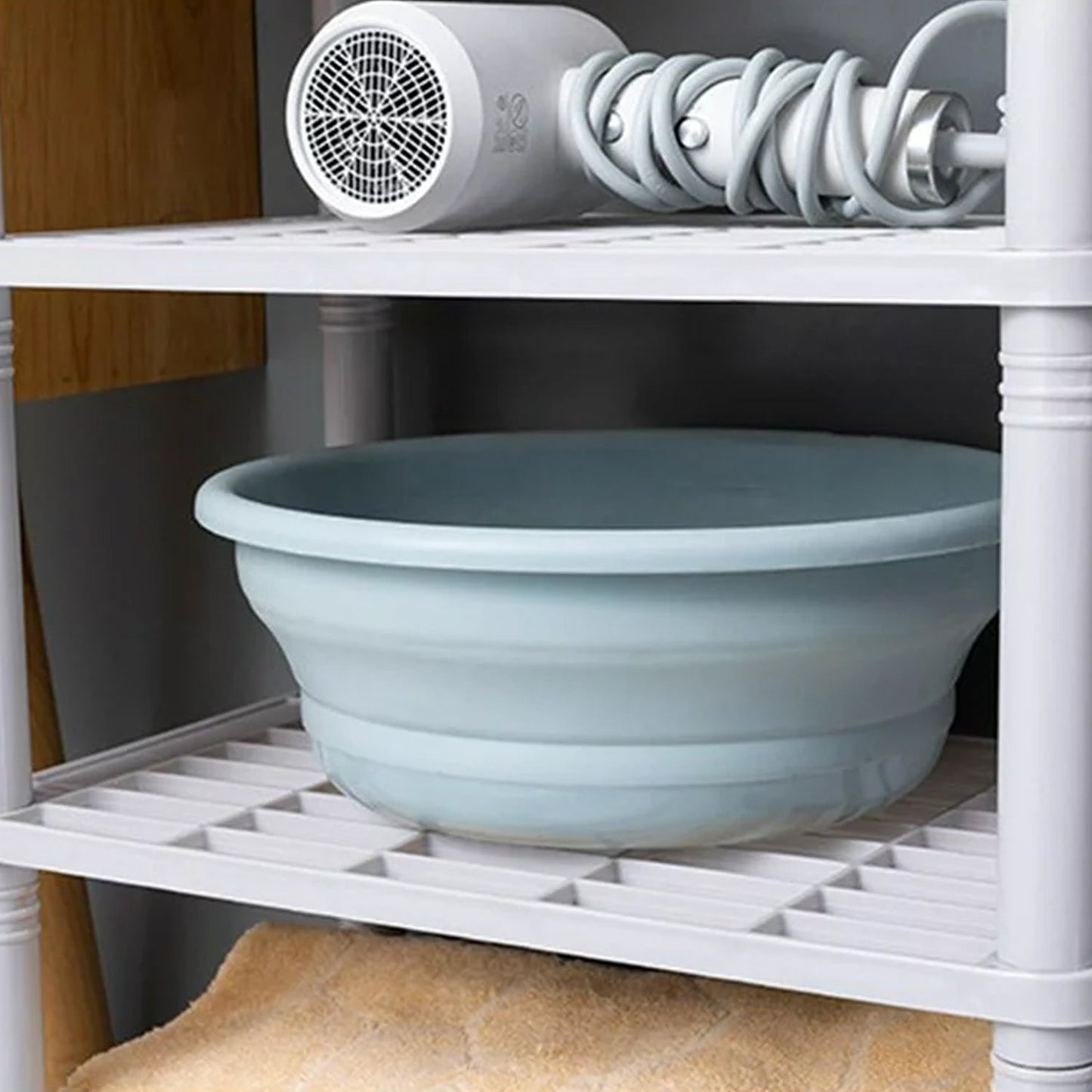 4089 4 Layer Multifunctional Storage Shelf Organizer Narrow Storage Rack for Kitchen or Bathroom