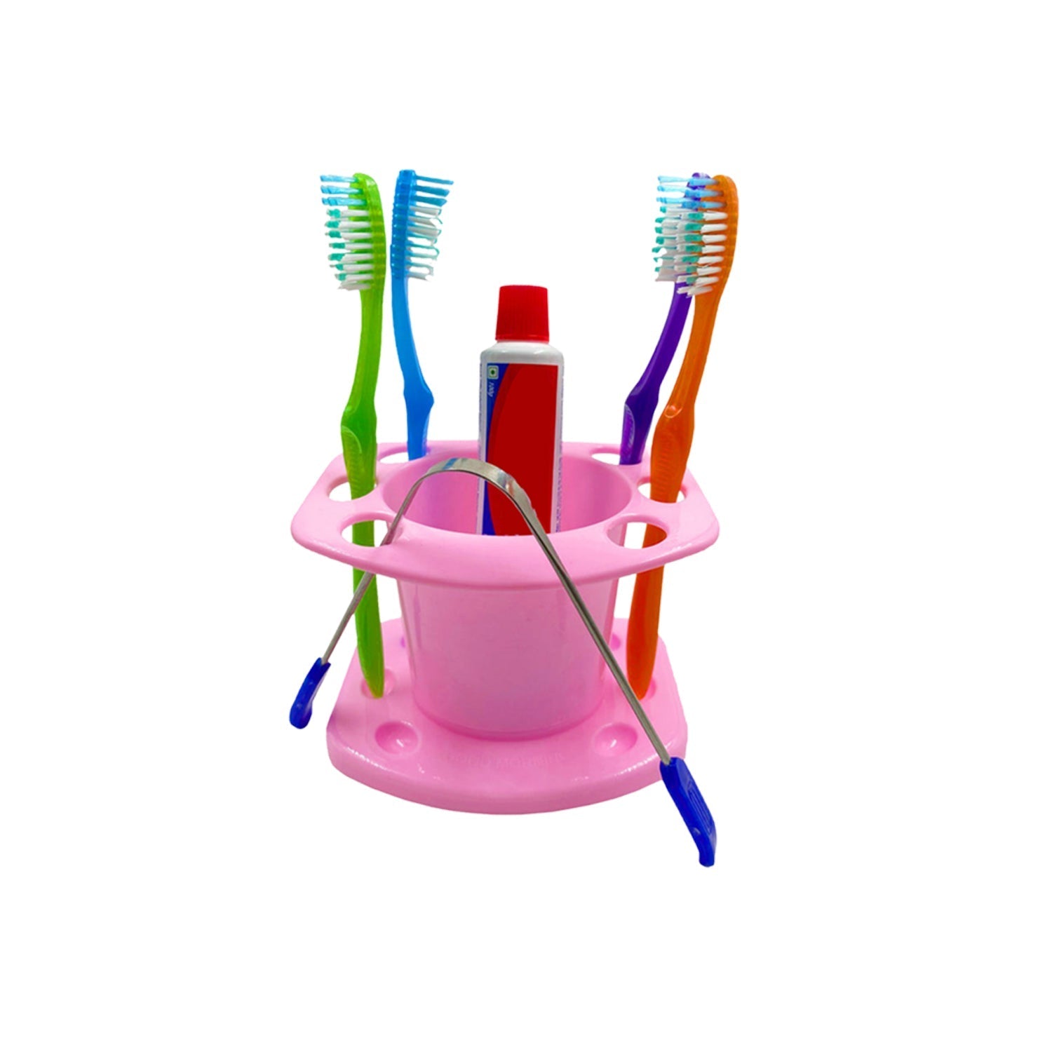 3689 Toothbrush Holder widely used in all types of bathroom places for holding and storing toothbrushes and toothpastes of all types of family members etc. DeoDap
