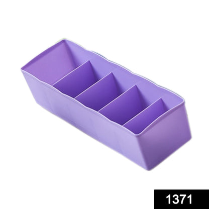 1371 Dividers Tray Organizer Clear Plastic Bead Storage Tray (Multicolour) JK Trends