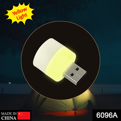 6096A Small USB Bulb used in official places for room lighting purposes. (Yellow Color) DeoDap