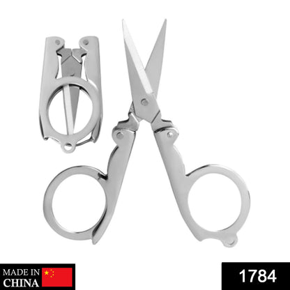 1784 Folding Scissor 3.5inch used in crafting and cutting purposes for children’s and adults. DeoDap