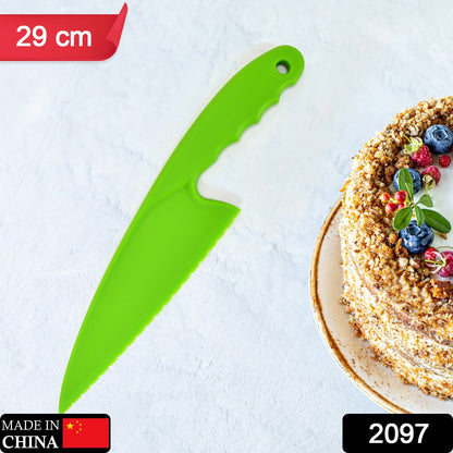 2097 Plastic Kitchen Knife for Cutting Fruit Vegetable Lettuce Salads or Bread DeoDap