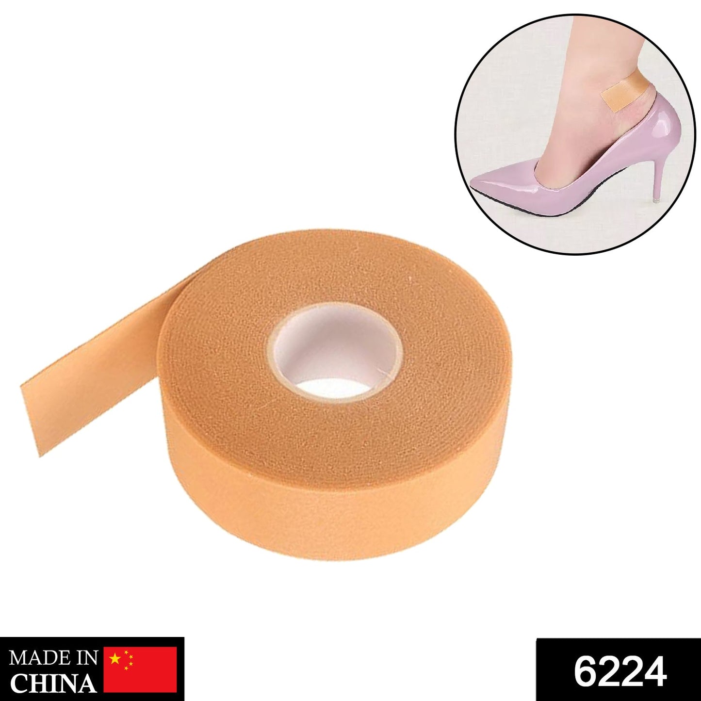 6224  Anti-Wear Foam Cotton Heel Sticker Tape Patch Blister Plaster Waterproof First Aid Blister Pedicure Pad Foot Care Insole DeoDap