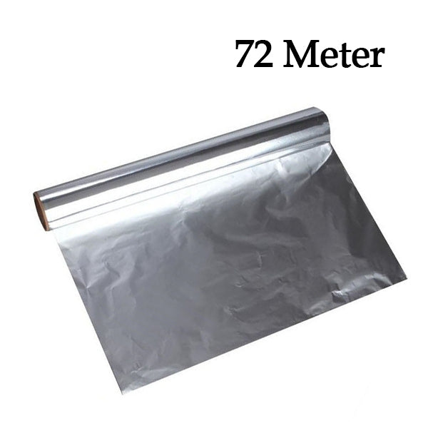 2302 Aluminium Silver Kitchen Foil Roll ( 72 Meter) DeoDap