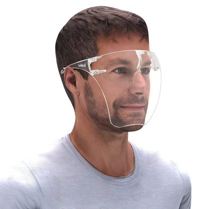 1701 Multipurpose Clear Face Shield Anti-fog Anti-Scratch Protective Fashion Wear for Men DeoDap