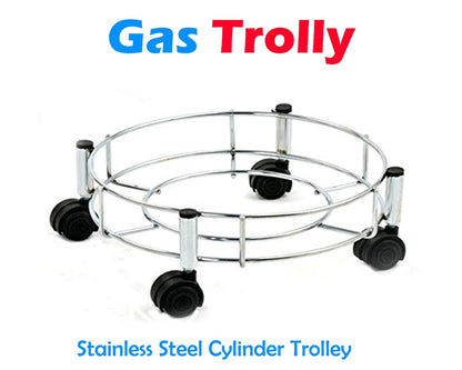 118 Stainless Steel Gas Cylinder Trolley JK Trends