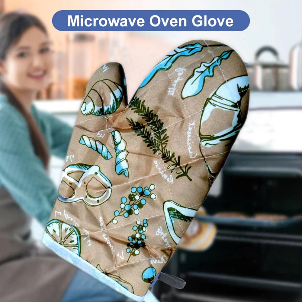 0675 Heat Resistant Non-Slip Oven Mitts/Gloves (1pc) JK Trends