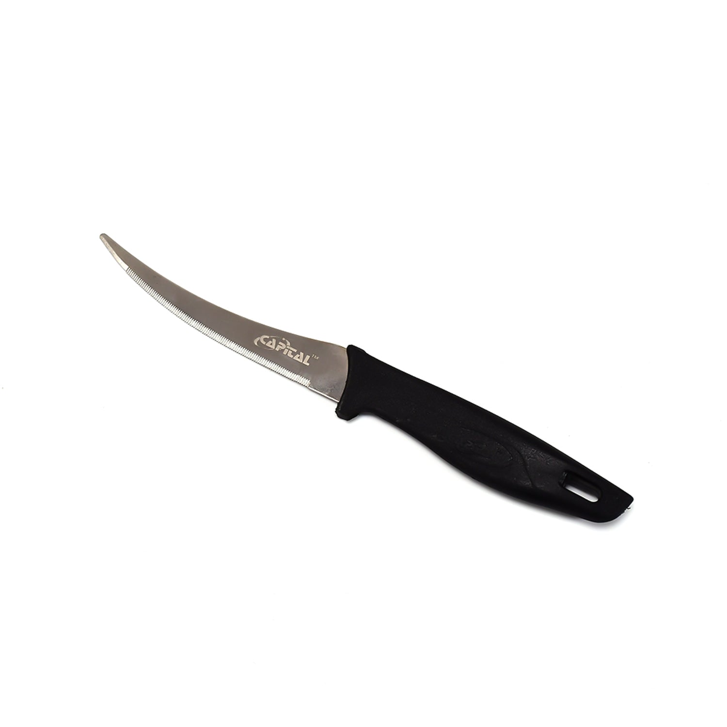 2390 Stainless Steel knife and Kitchen Knife with Black Grip Handle (21 Cm) DeoDap