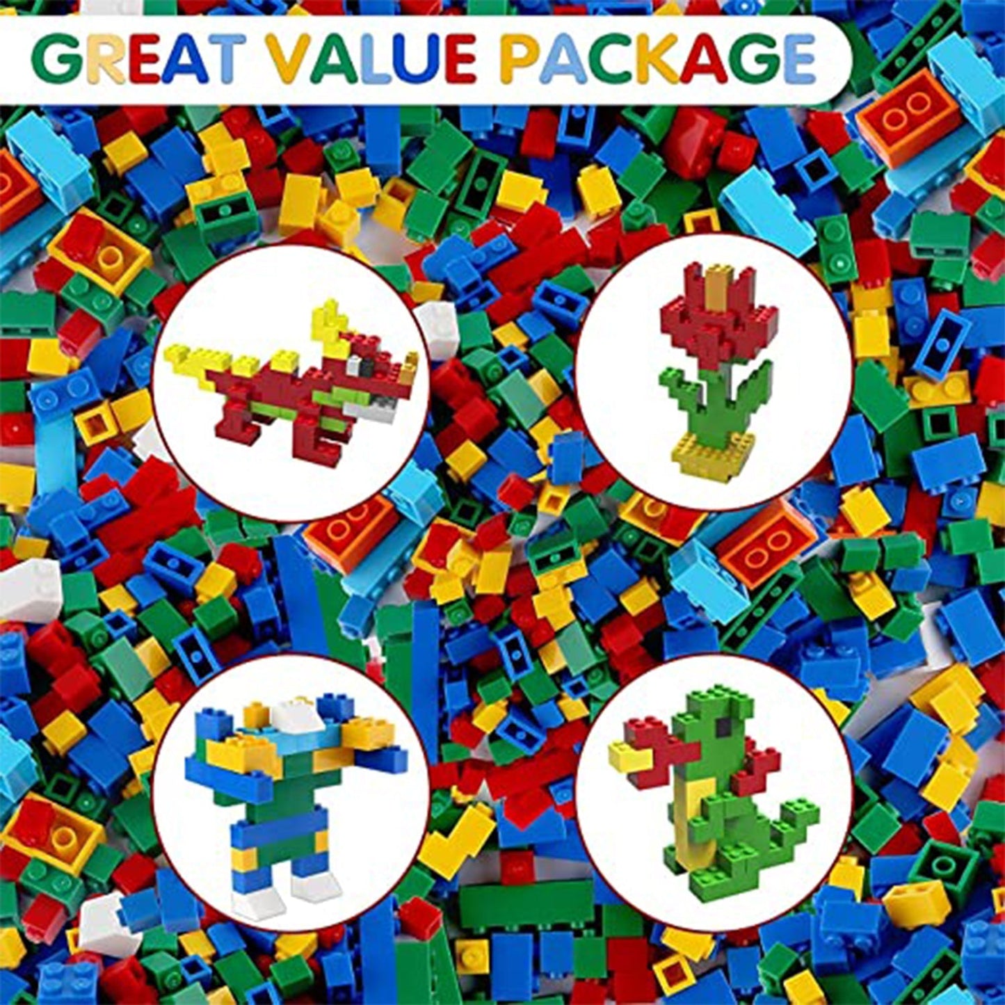 4431 Blocks Set for Kids, Play Fun and Learning Blocks for Kids Games for Children Block Game Puzzles Set Boys, Children (Multicolor, 120 Bricks Blocks) DeoDap