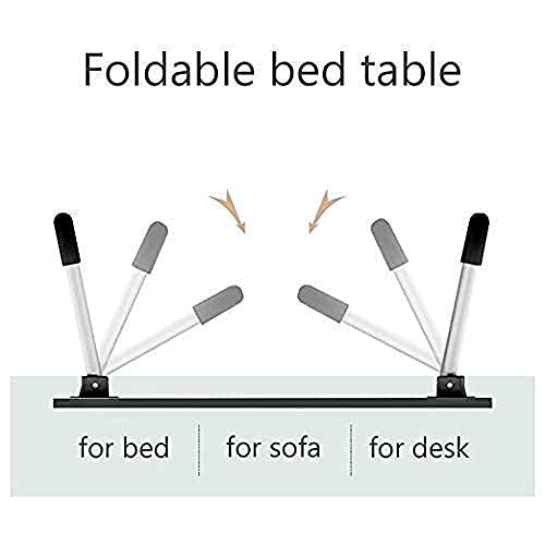 7860 FOLDABLE BED STUDY TABLE PORTABLE MULTIFUNCTION LAPTOP TABLE LAPDESK FOR CHILDREN BED FOLDABLE TABLE WORK OFFICE HOME WITH TABLET SLOT & CUP HOLDER JK Trends
