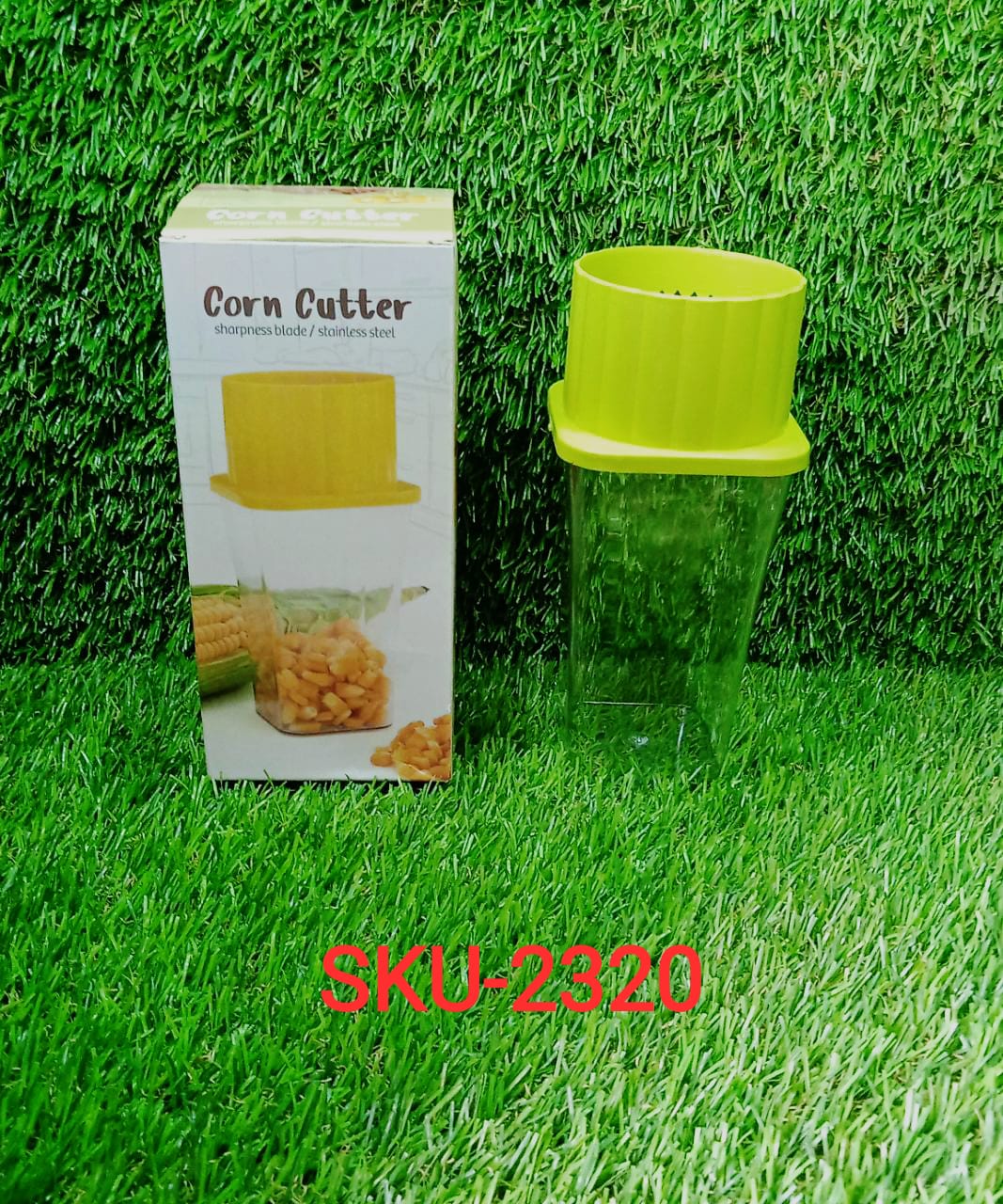 2320 Multi Use Plastic Corn Stripper Cob Remover Bowl JK Trends