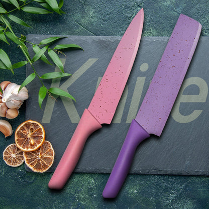 2948 Corrugated 6Pc Kitchen Knife Set Professional Box Knife Set 6 Piece Forged Kitchen Knives with Box. JK Trends