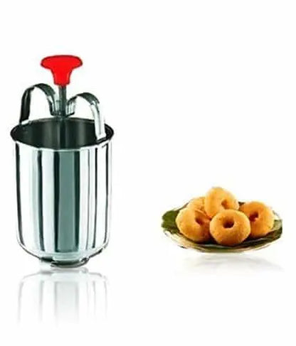 0145B Stainless Steel Medu Vada And Donut Maker For Perfectly Shaped And Crispy Vada Maker DeoDap