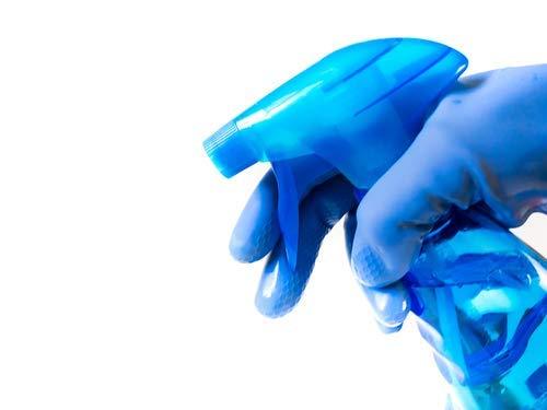 666 - Flock line Reusable Rubber Hand Gloves (Blue) - 1pc JK Trends