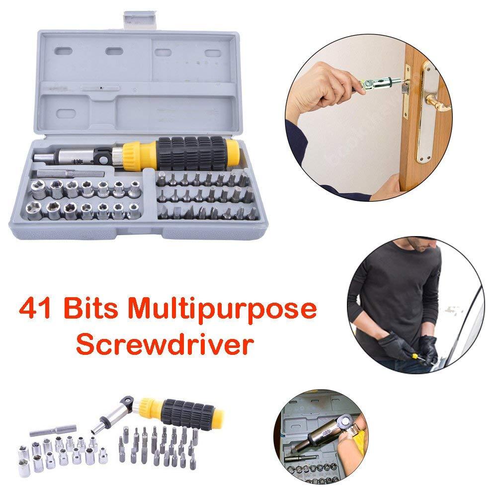 0423 Socket and Screwdriver Tool Kit Accessories (41 pcs) DeoDap