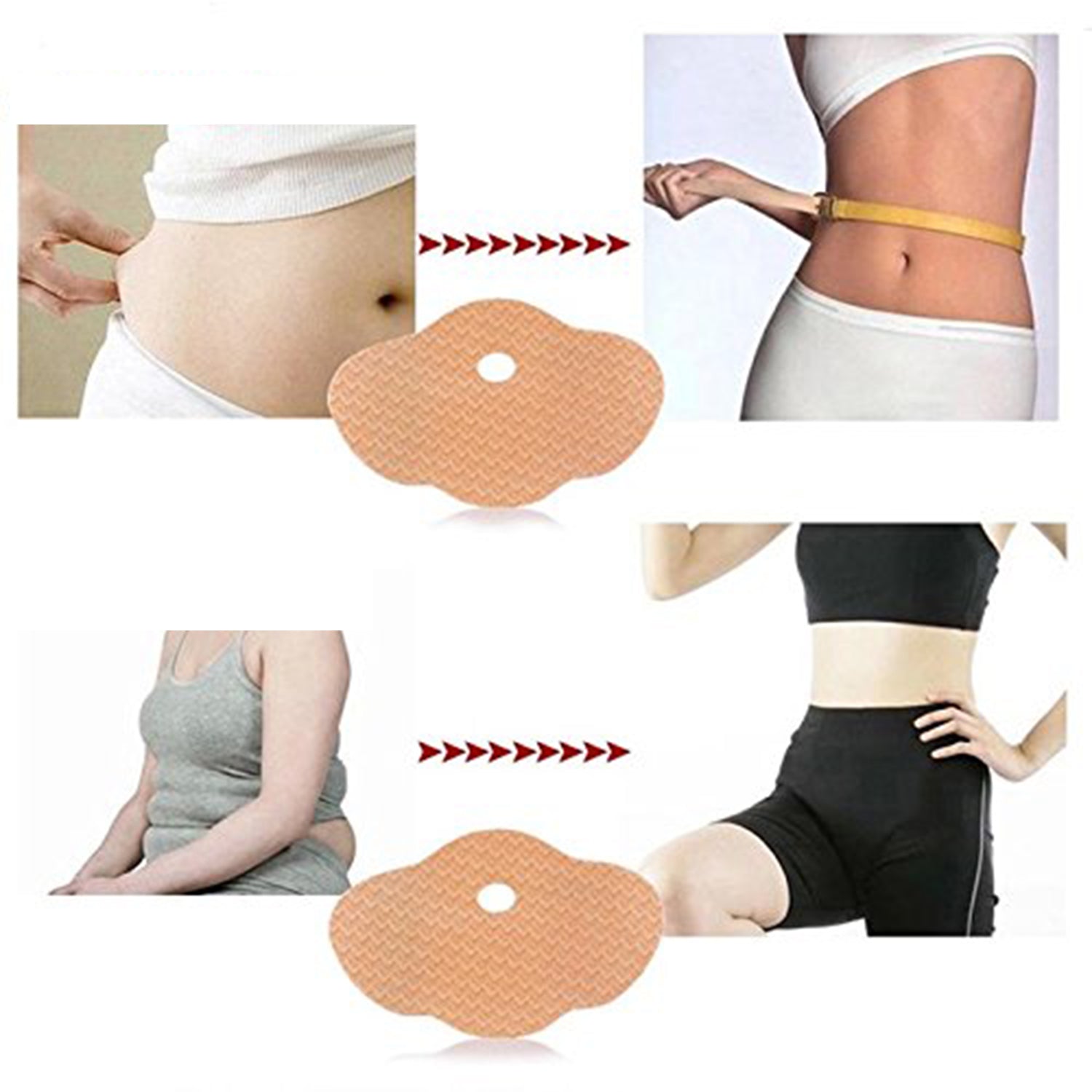 6435 Wonder Patch Quick Slimming Patch Belly Slim Patch Abdomen Fat burning Navel Stick Slimer Face Lift Tool DeoDap