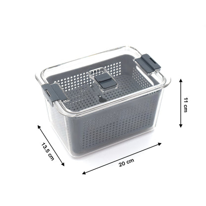 2826 Fordable Silicone Kitchen Organizer Fruit Vegetable Baskets Folding Strainers DeoDap